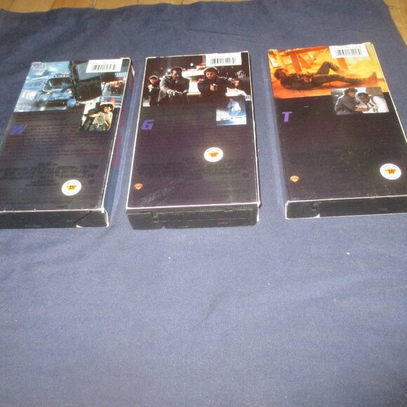 3-Movie Lethal Weapon Trilogy Director's Cut of each 1, 2 and 3 (1998, VHS) - Picture 2 of 4